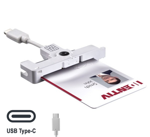 SCM uTrust SCR3500 C Type C Stecker - kompakter Kartenleser für kontaktbehaftete Chipkarten