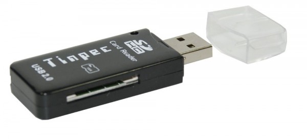 ICS-245 SDHC - USB Single-Slot Kartenlesegerät für SD / SDHC / MMC Karten