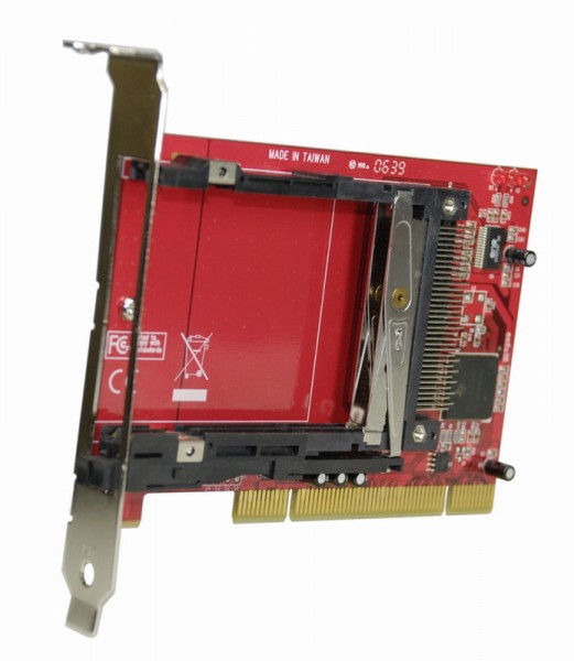 ICS-C2C TI1520 - PCI zu PCMCIA Adapter für 16 bit PCMCIA, Speicherkarten und 32bit Cardbus Karten