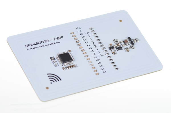 sangoma FSP NFC 13.56 MHz Feldstärkemesser für kontaktlose NFC Leser